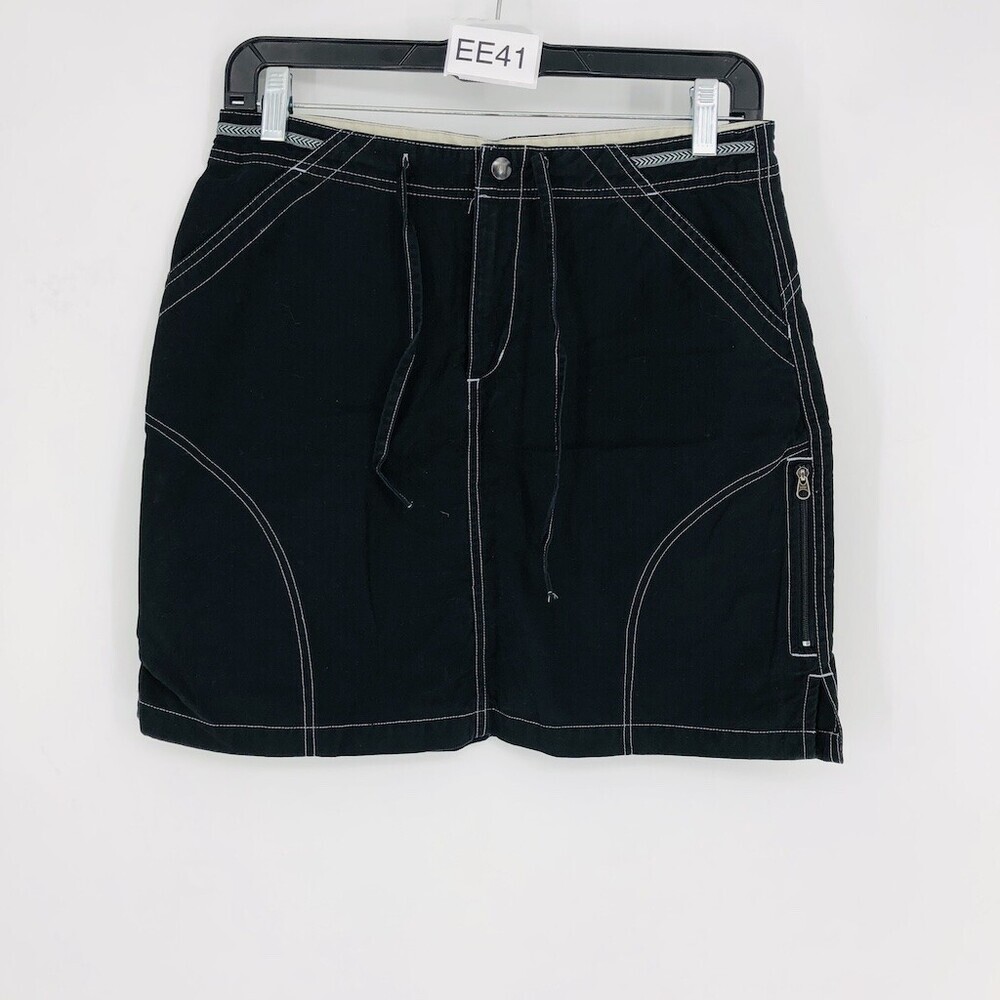 Kuhl Dry Women's Black Eva Porative Comfort Technology Mini Skirt Size Small